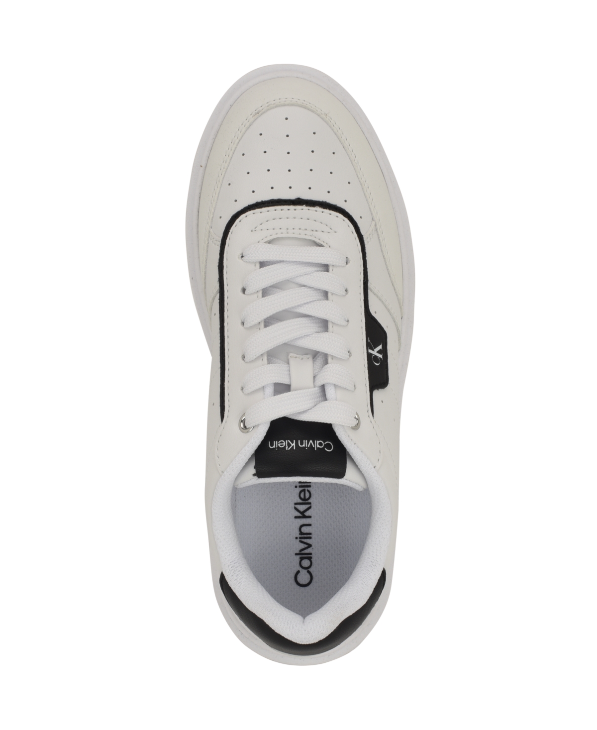 Calvin Klein Women's Domeni Lace-up Sneakers In White