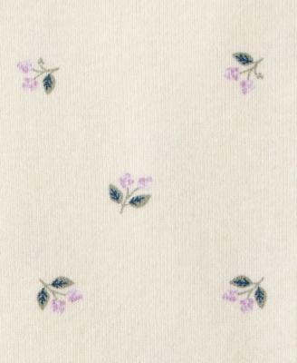 Baby Girls Floral Little Cardigan, Bodysuit & Pants, 3 Piece Set