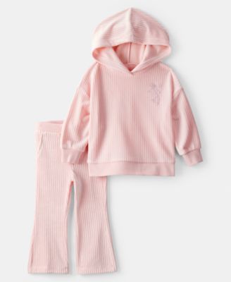 Carter's - Baby Girls Ballerina Hoodie & Pants, 2 Piece Set