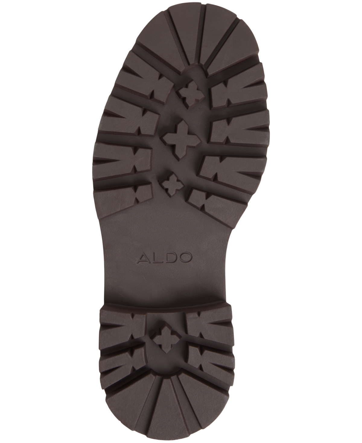 Aldo Oneameth Chunky Loafers With Buckle Detailing In Brown