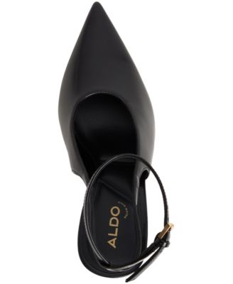 Women's Lisandre High-Vamp Ankle-Wrap Heeled Pumps