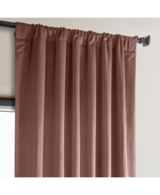 Heritage Plush Velvet Room Darkening Curtain