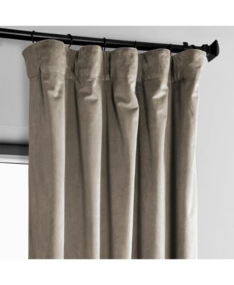 Heritage Plush Velvet Room Darkening Curtain