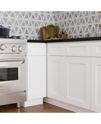 W12" X H34.5" X D24" Plywood Ready to Assemble Floor Base Kitchen Cabinet