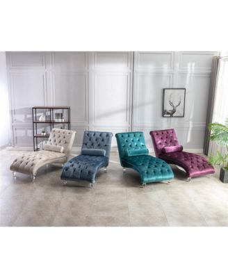 Leisure Concubine Sofa With Acrylic Feet
