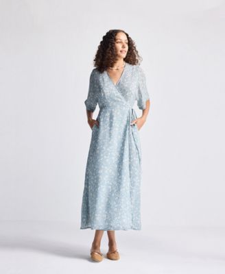 Women's Maxi Wrap Dress