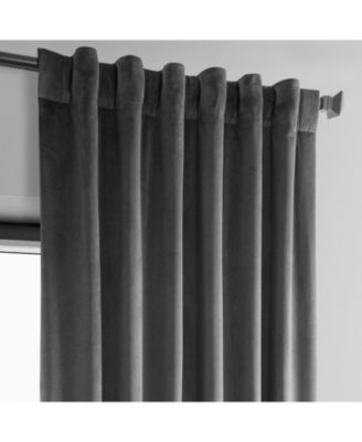 Heritage Plush Velvet Room Darkening Curtain