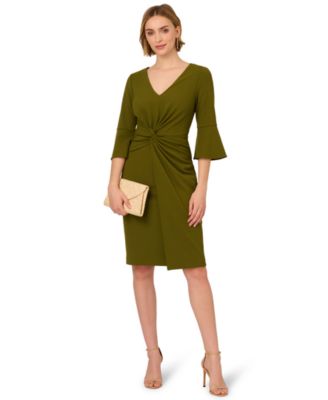 Women's 3/4-Sleeve Sheath Dress