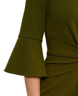 Women's 3/4-Sleeve Sheath Dress
