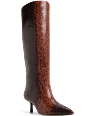 ALDO - Women's Selora Pull-On Knee-High Kitten-Heel Dress Boots