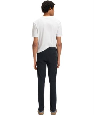 Men's Stretch-Cotton Dobby Slim-Fit Pants