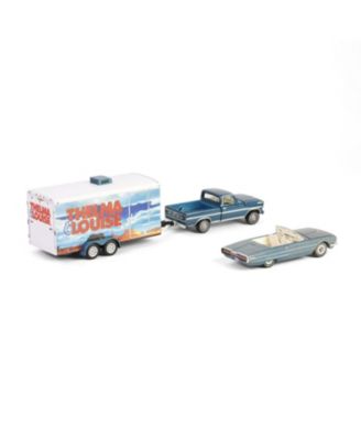 1/64 1967 F-250, Enclosed Car Hauler & 1966 Thunderbird Thelma & Louise