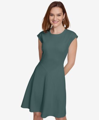 Women's Short-Sleeve A-Line Dress