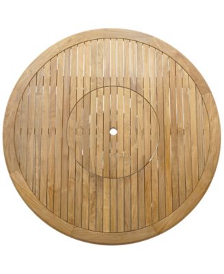 Bristol 59" Round Dining Table with Lazy Susan, created for Macy's 