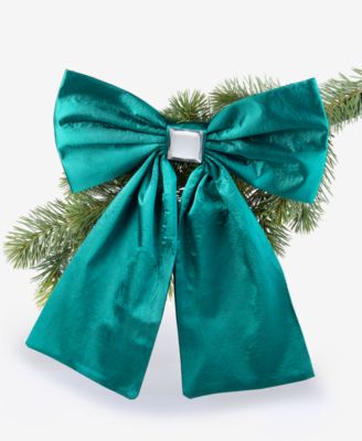 Gilded Glamour Green Bow Clip Ornament, Macy's Exclusive