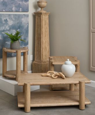 Taos 46" Solid Oak Coffee Table