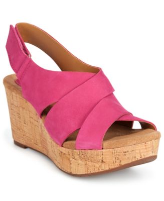 Clarks Artisan Women's Caslynn Diem Wedge Sandals - Sandals - Shoes ...