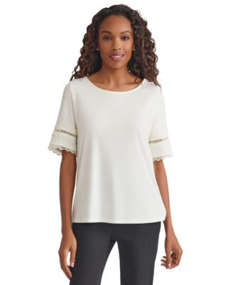 Womens Round Neck Slouchy Blouse Xs Pxl