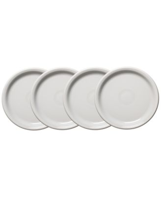 Fiesta - White Bistro Coupe 9" Luncheon Plates, Set of 4