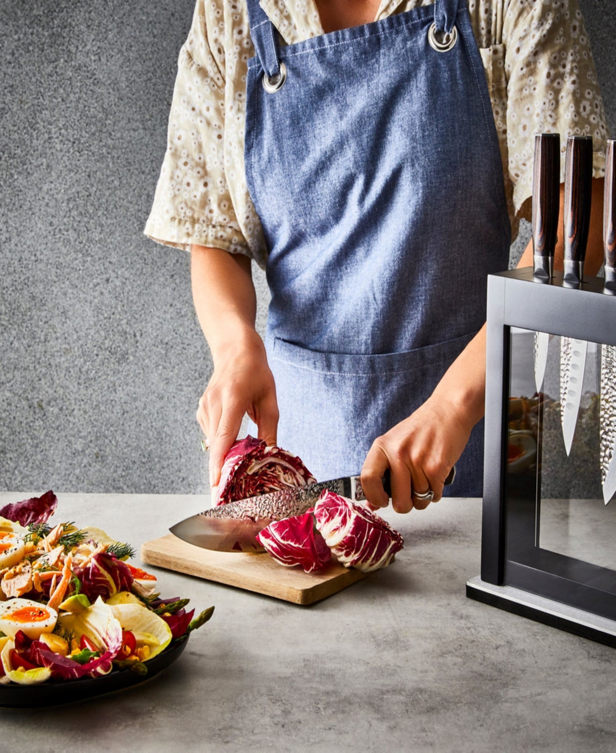 Cuisine::pro Damashiro Emperor Hisa 6-pc. Knife Block Set