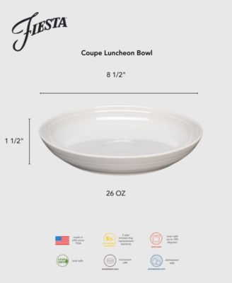 White Coupe Luncheon Bowls, Set of 4