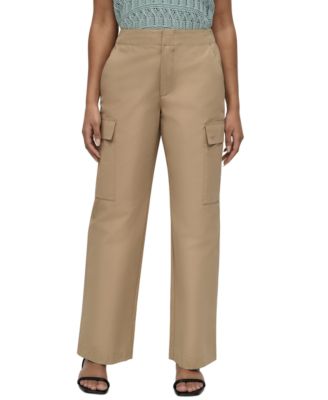 Women's High Rise Straight Leg Cargo Pants