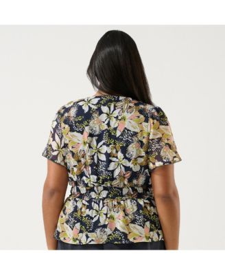 Plus Size Wilsons Prom Floral Top