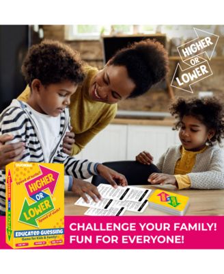 Board Game for Kids - Family Card Game for Kids and Adults -  Higher or Lower | Guess Fun Questions | Easy to Learn | 2 + Players