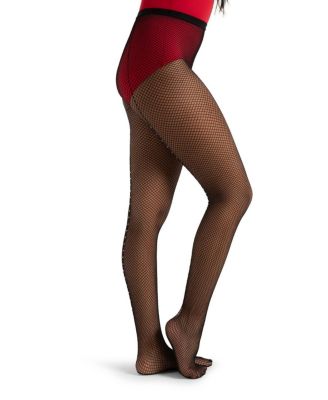 Women's Professional Rhinestone Fishnet Tight