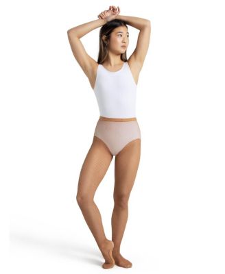Women's Professional Rhinestone Fishnet Tight
