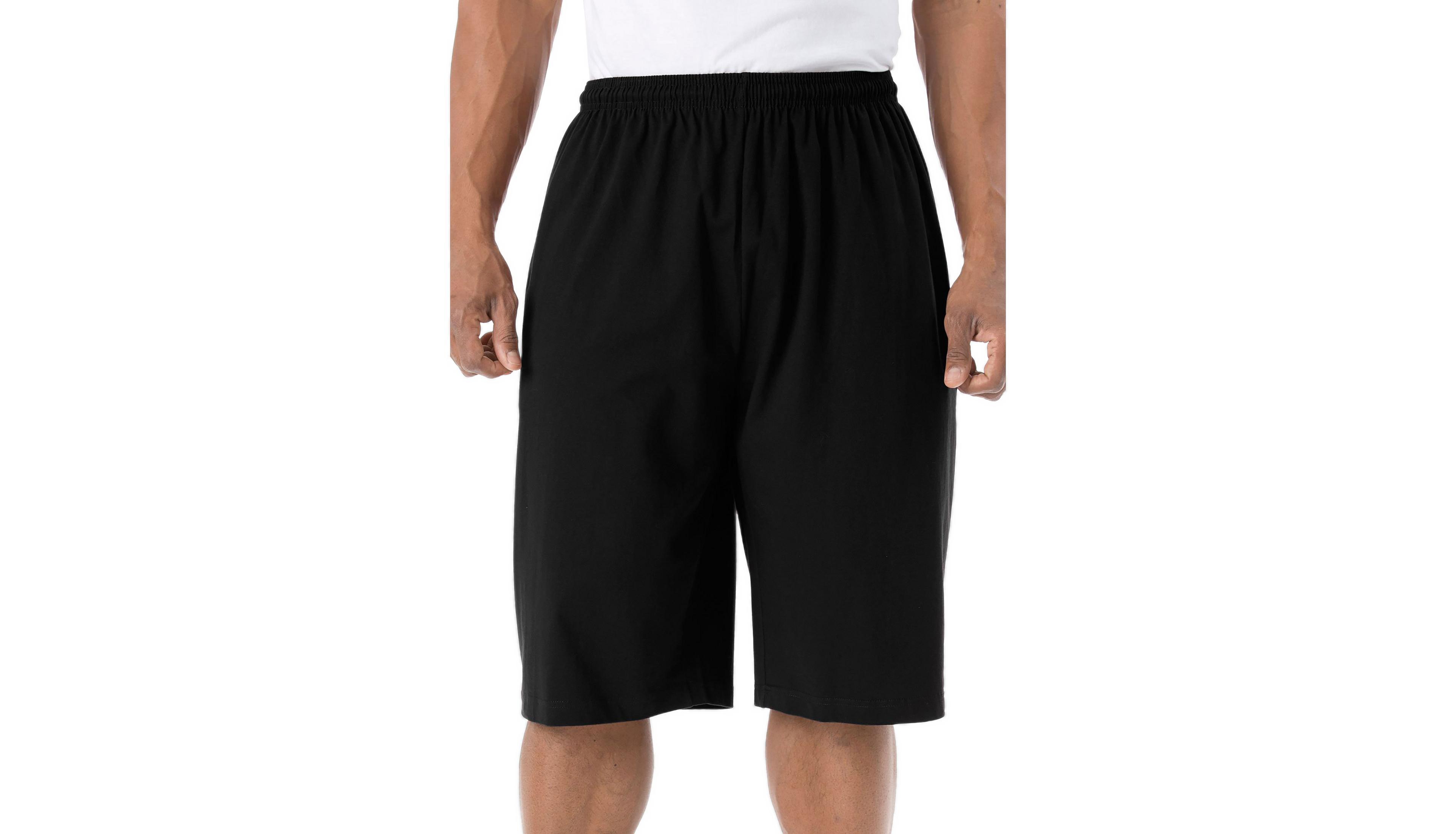 KingSize Big & Tall Lightweight Extra Long Shorts 3-Pack