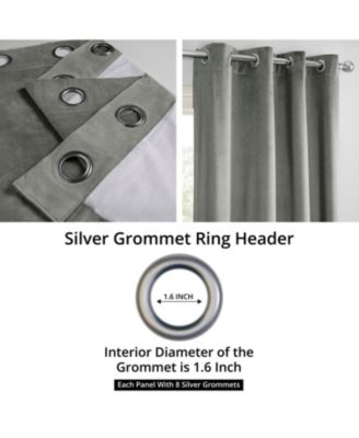 Grommet Signature Velvet Blackout Curtain