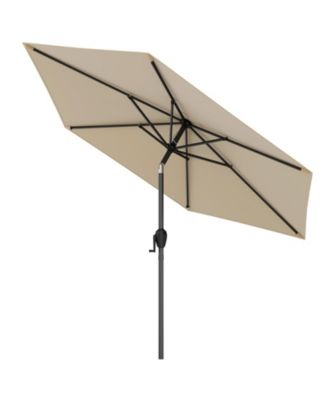 Outdoor Patio Heavy Duty Market Umbrella with Push Button Tilt