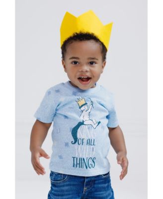 Baby Boys Max Cosplay T-Shirt and Crown