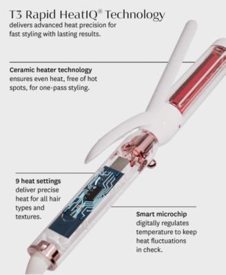 Switch Kit Classic Trio Professional Interchangeable Curling Iron with 3 Ceramic ClipBarrels for Curling and Waving