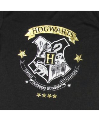 Big Boys Hogwarts Crest Wizard 2-Piece Kids' Pajama Short Set