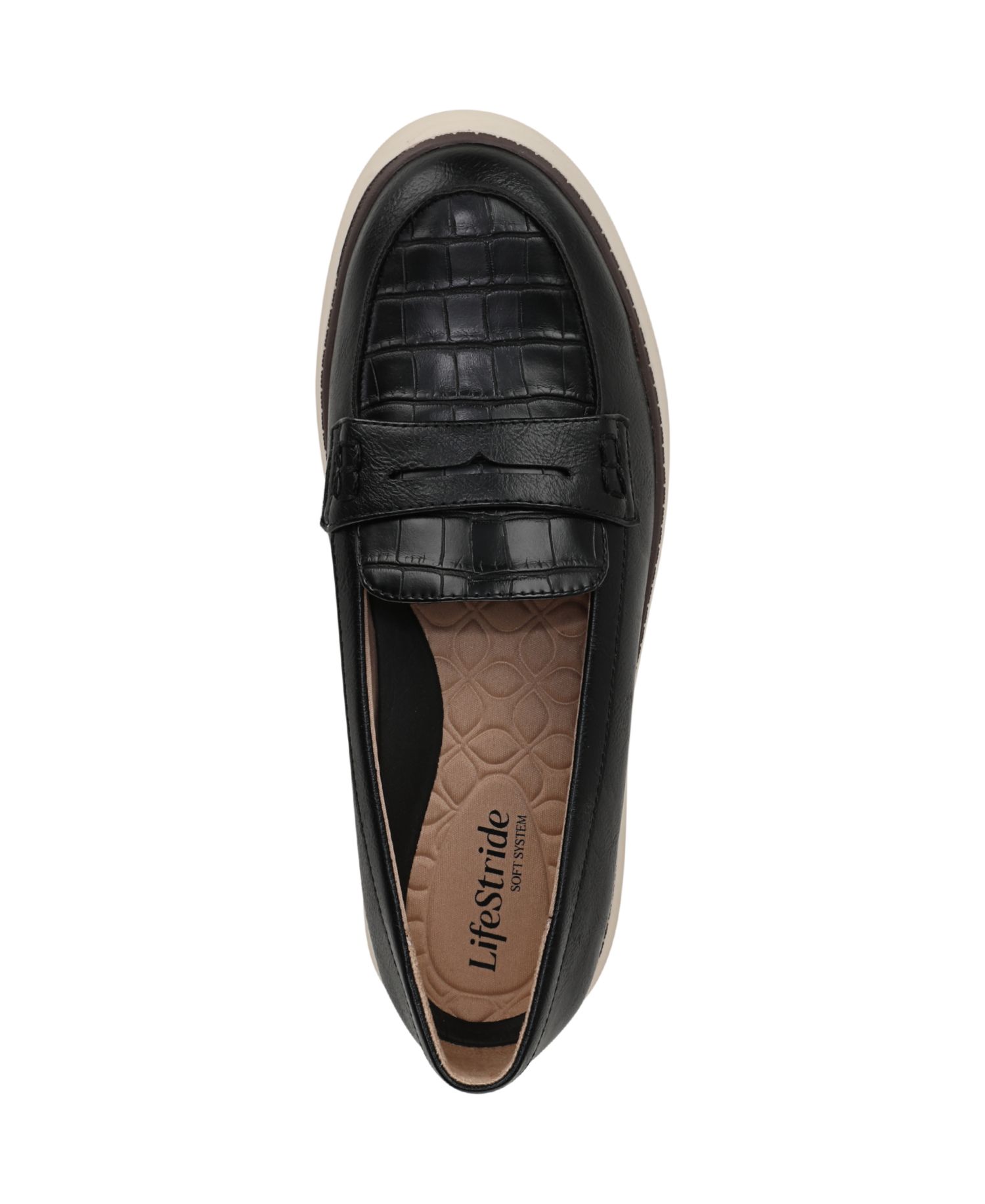Women's Chelsea Round Toe Platform Penny Loafers