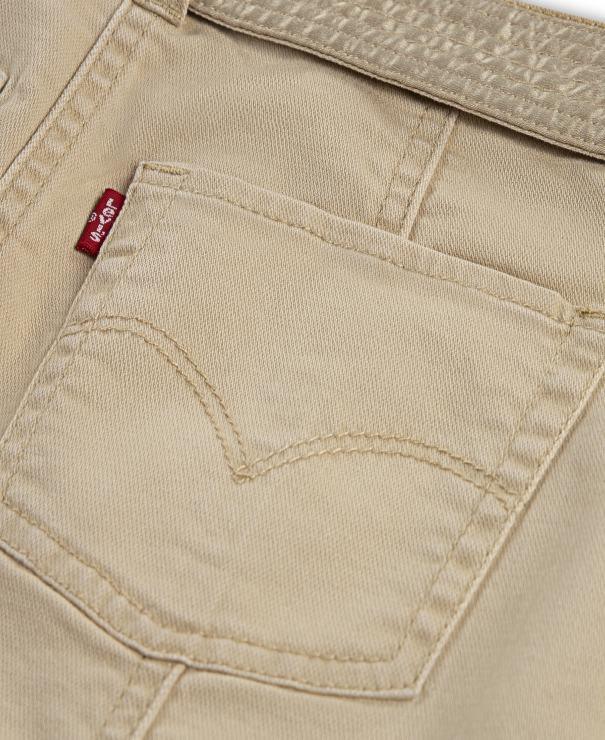 Levi's Big Girls Buttoned Front Skirt In Neutral
