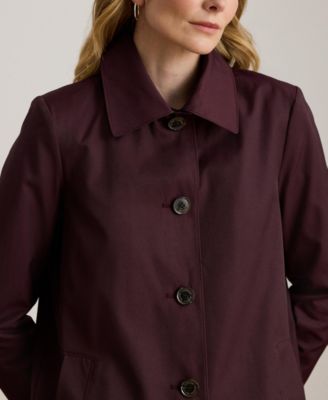 Women's Hooded A-Line Raincoat