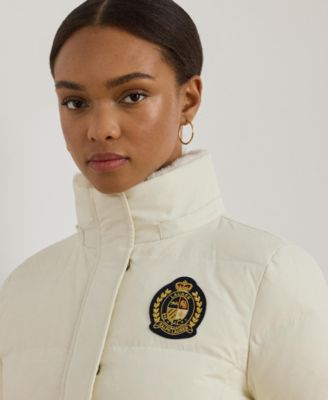 Women's Faux-Fur-Trim Collared Puffer Coat