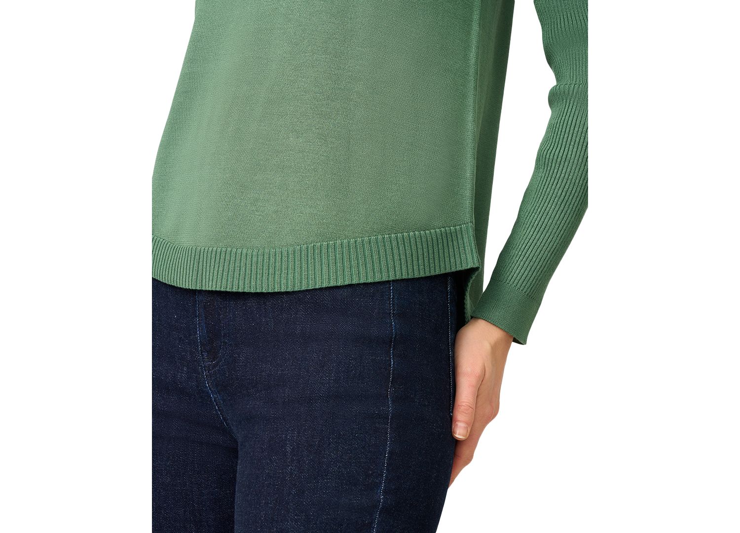 Women's Boat Neck Long-Sleeve Sweater