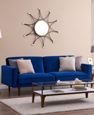 84" Velvet Blake Convertible Sofa Bed, Created for Macy's