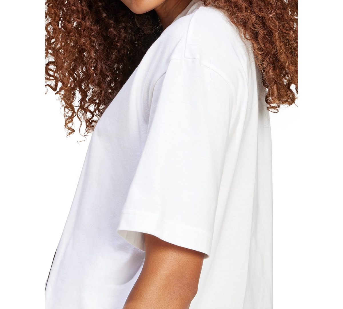 Adidas Originals Women's Cotton Logo Boxy Short-sleeve T-shirt In White