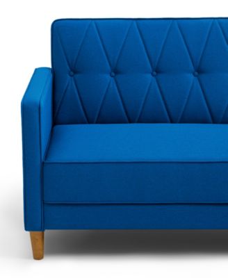 77" Polyester Victoria Convertible Sofa Bed