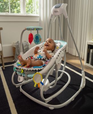 Infant Ocean Explorers Kick to It 4-in-1 Musical Swing Rocker