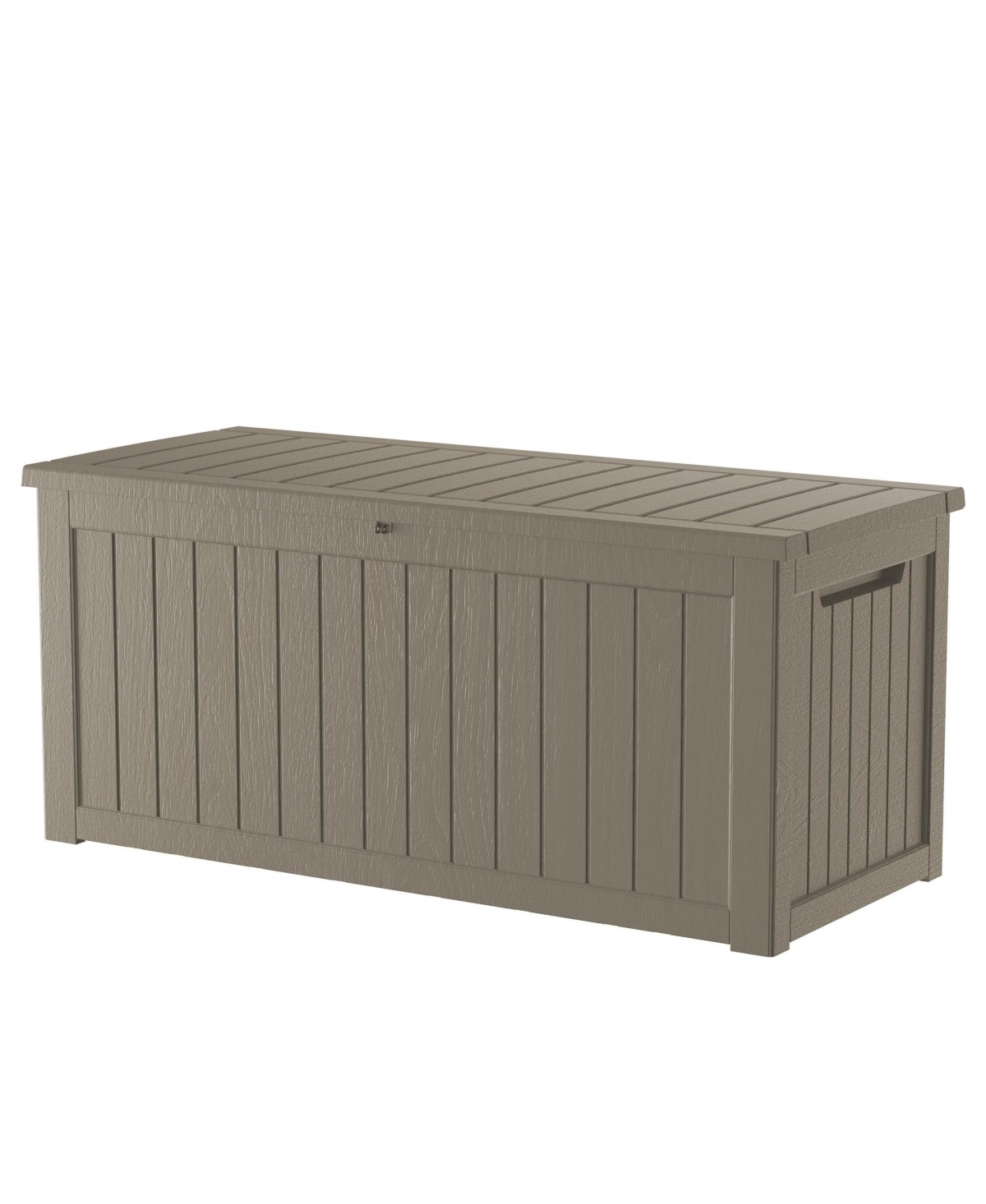 230 Gallon Large Resin Outdoor Storage Box - Coffee