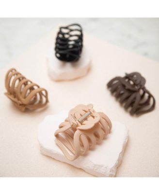 Extra Large Matte Claw Clip - Nude