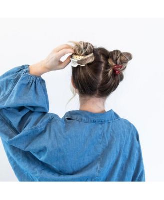 Medium Claw Clip Set - Flower + Heart