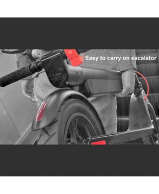 X8 Folding Electric Scooter - 10-Inch Tires, 350W Motor, 32 km/h Speed, 35-45 km Range, Triple Braking System, LED Lights, Waterproof, Portable