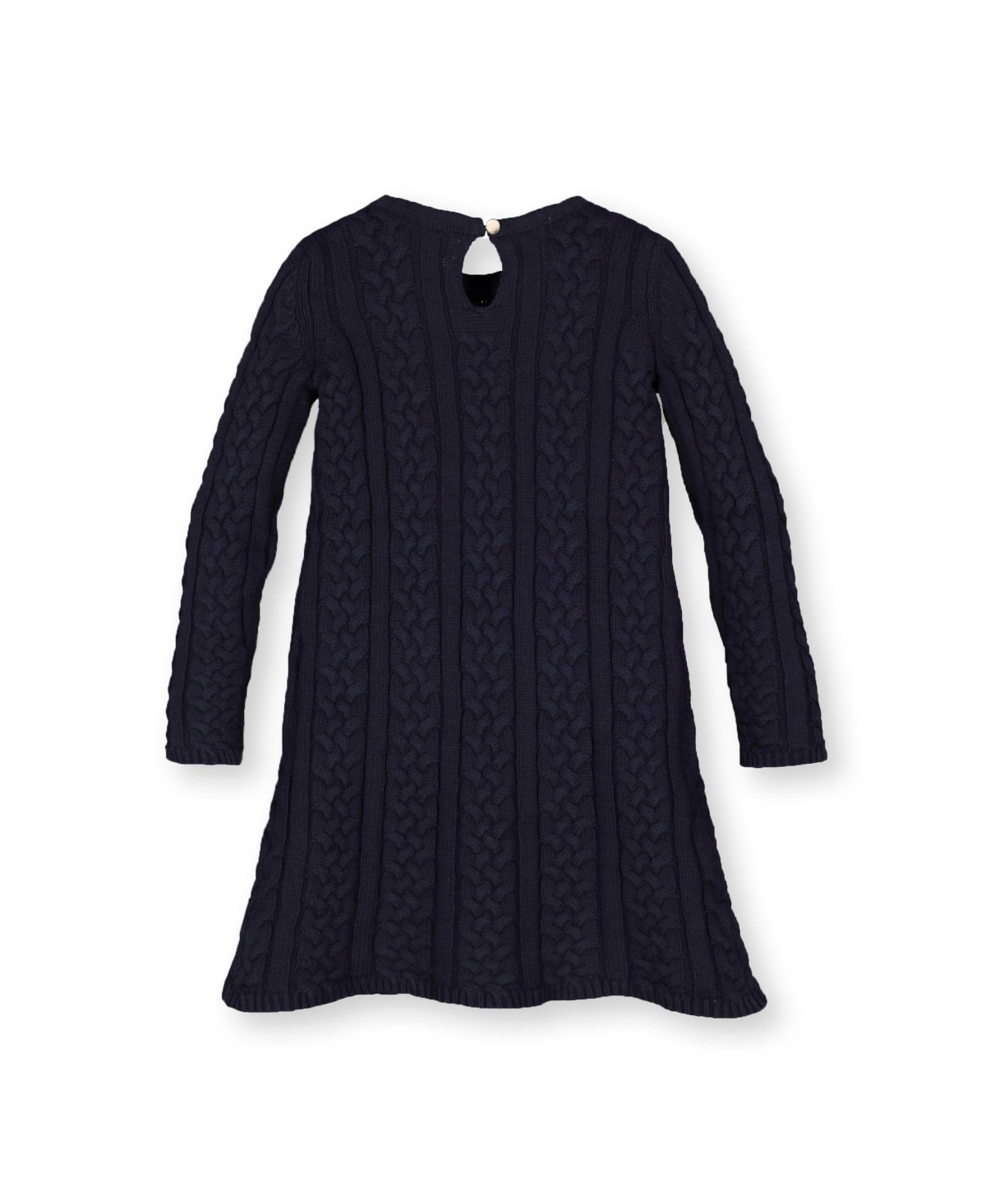 Hope & Henry Baby Girls Milano Tipped Sweater Dress